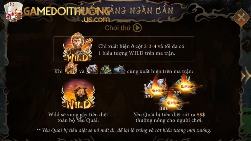 Kinh nghiệm chơi Hắc Thoại Ngộ Không dễ nổ hũ